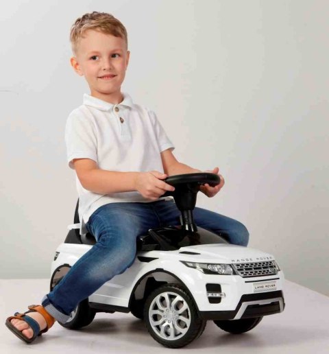 Jeździk dla dziecka pchacz chodzik Range Rover - biały
