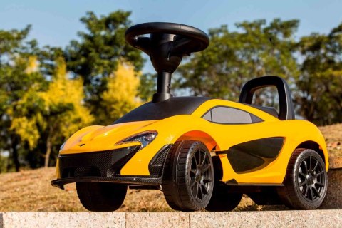 Jeździk pchacz chodzik dla dziecka McLaren P1 - żółty