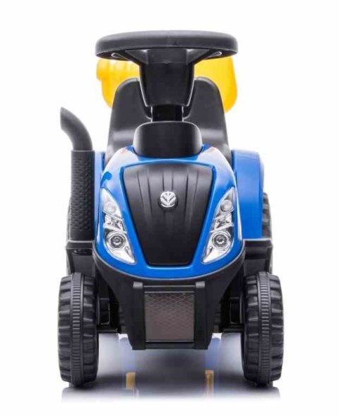 Jeździk pchacz chodzik traktor z przyczepą New Holland niebieski