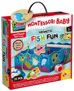 Montessori Łowienie rybek gra drewniana LISCIANI 98354