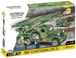 COBI 2280 Historical Collection WWII Wyrzutnia rakiet BM-13 Katyusha (ZIS-6) 440 klocków