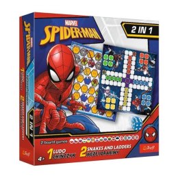 Chińczyk / Węże i drabiny, gra 2w1 Spider-Man 02419 Trefl