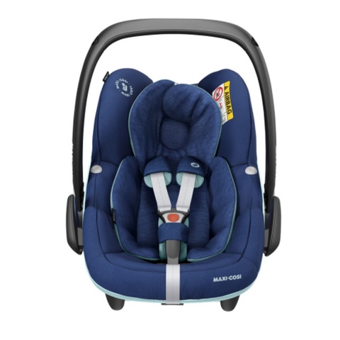 Pebble Pro i-Size Maxi-Cosi + Frotte fotelik samochodowy od urodzenia do ok. 12 miesiąca życia 45 cm do 75 cm - Essential Blue