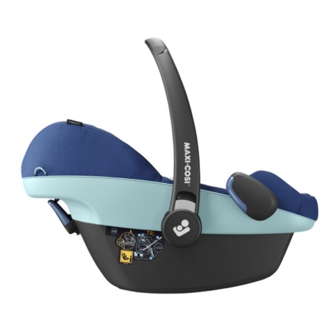 Pebble Pro i-Size Maxi-Cosi + Frotte fotelik samochodowy od urodzenia do ok. 12 miesiąca życia 45 cm do 75 cm - Essential Blue