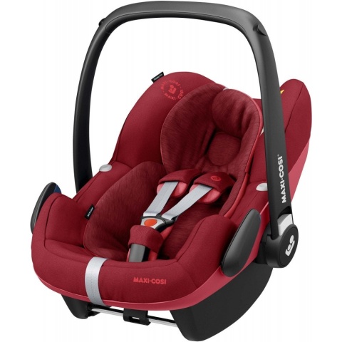 Pebble Pro i-Size Maxi-Cosi + Frotte fotelik samochodowy od urodzenia do ok. 12 miesiąca życia 45 cm do 75 cm - Essential Red