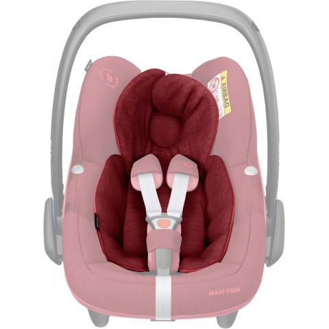 Pebble Pro i-Size Maxi-Cosi + Frotte fotelik samochodowy od urodzenia do ok. 12 miesiąca życia 45 cm do 75 cm - Essential Red