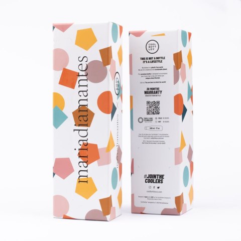 Cool Bottles Butelka termiczna 500 ml Triple cool Xclusive Messy Gemstones