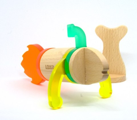 Lekkid, drewniane magnetyczne klocki konstrukcyjne - Dżungla