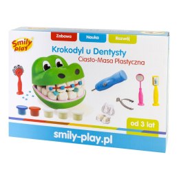 SMILY PLAY SP83346 Ciasto masa plastyczna, krokodyl u dentysty