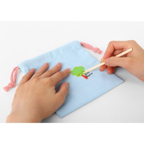 WOOPIE ART&FUN Zestaw Kreatywny Zrób Torebkę Dekorowanie Woreczka Imię Dziecka DIY