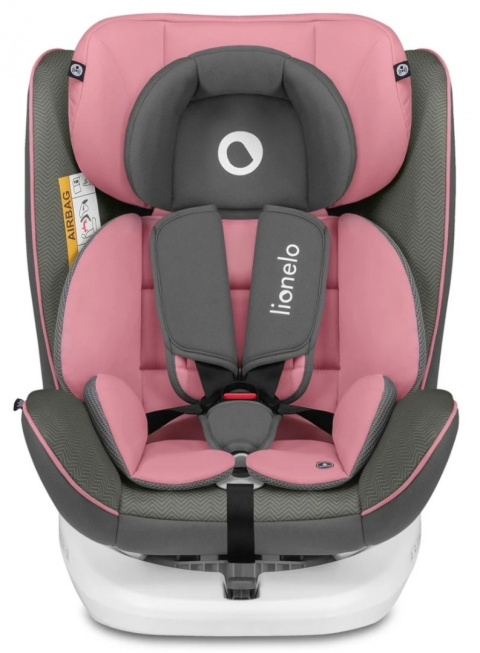 BASTIAAN Isofix 0-36kg 360° Lionelo fotelik samochodowy - Pink Baby
