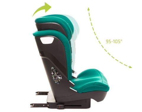 Fotelik App-fix I-Size 100-150 cm green 4baby