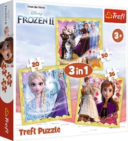 Puzzle 3w1 Moc Anny i Elsy Frozen 2 34847 TREFL p8