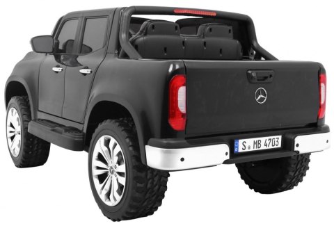 Mercedes Benz X-Class dla dzieci Czarny Pickup + Pilot + Napęd 4x4