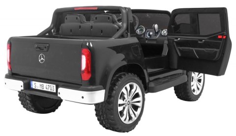 Mercedes Benz X-Class dla dzieci Czarny Pickup + Pilot + Napęd 4x4