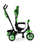 TIMMY + obracane siedzisko Toyz by Caretero Trójkołowy rowerek 3-5lat do 25kg green