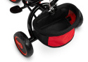TIMMY + obracane siedzisko Toyz by Caretero Trójkołowy rowerek 3-5lat do 25kg red
