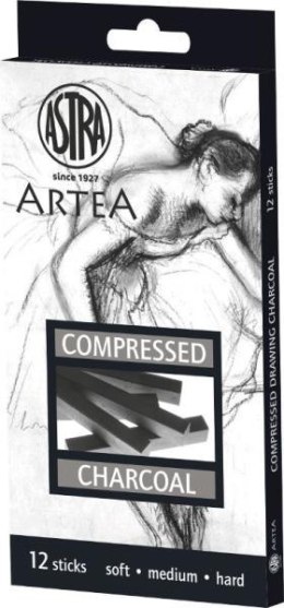 Zestaw węgli prasowanych Artea 12 sztuk Astra
