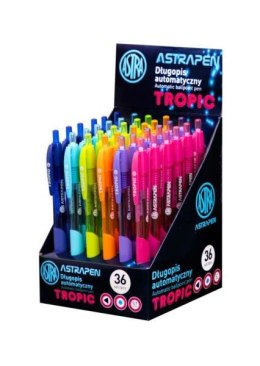 Długopis automatyczny Tropic niebieski 0,7mm Astra Pen p36 mix cena za 1 szt
