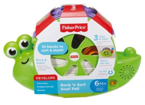 Fisher-Price Śpiewający ślimak - sorter kształtów FRC19 p2 MATTEL