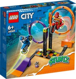 LEGO 60360 CITY Wyzwanie kaskaderskie - obracające się okręgi p4