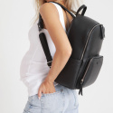 MOON JOISSY Plecak został zaprojektowany by spełniać potrzeby nowoczesnych oraz aktywnych rodziców - Black Silver