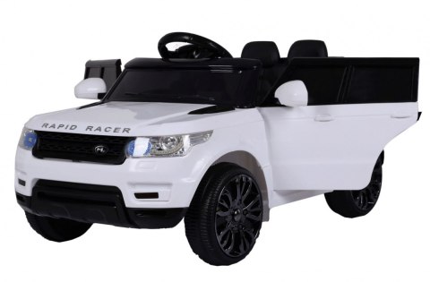 Autko Start Run na akumulator, Biały SUV + Pilot