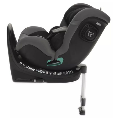 Voyager Maxi i-Size Zopa 0-19,5 kg do 135 cm fotelik 360 obrotowy samochodowy IsoFix - Silver Grey