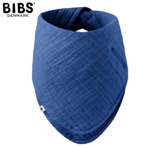 BIBS BANDANA BIB CORNFLOWER bandanka śliniak z kieszonką na smoczek 100% organic cotton