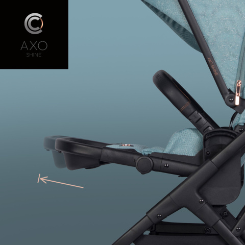 Cavoe Axo Shine Boho Green Wózek dziecięcy