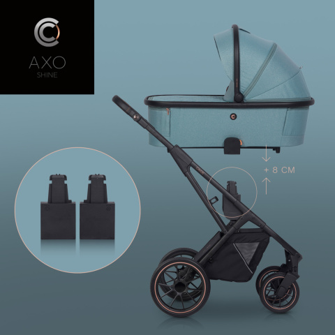 Cavoe Axo Shine Boho Green Wózek dziecięcy