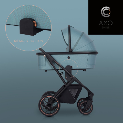 Cavoe Axo Shine Boho Green Wózek dziecięcy