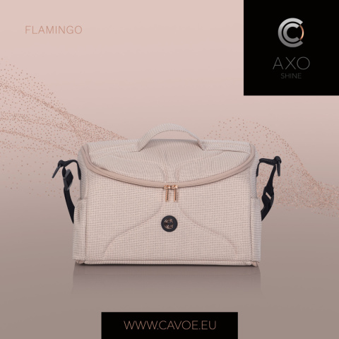 Cavoe Axo Shine Flamingo Torba do wózka dziecięcego