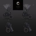 Cavoe Axo Shine French Grey Wózek dziecięcy