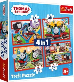 Puzzle 4w1 Odjazdowy Tomek 34619 Trefl