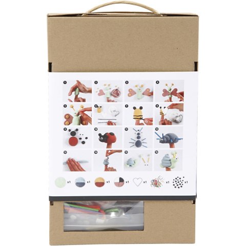 Zestaw Pacynki na palce z masy Silk Clay