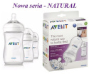 AVENT Philips Butelka z serii Natural 3 x 260ml SCF 693/37 - 3 sztuki