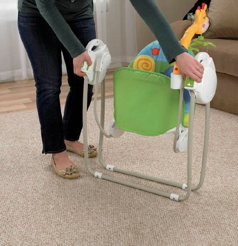 Fisher Price Huśtawka Leżaczek Bujaczek z Żyrafą X6146