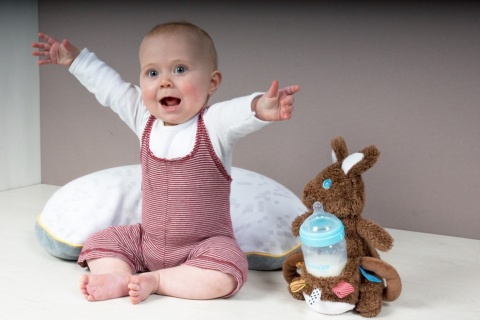 SNOOZEBABY Poduszka do karmienia z torbą