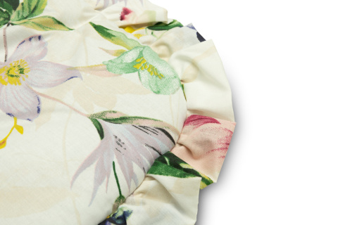 Dwustronny rożek z falbanką Becik Niemowlęcy Sensillo 75x75 - MAGNOLIA