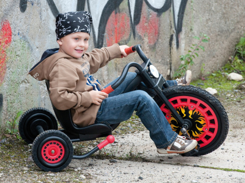 Gokart Typhoon Black Red Hauck Toys