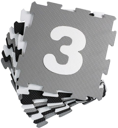 Mata Piankowa Puzzle Piankowe Cyferki Monochromatyczne #CZ