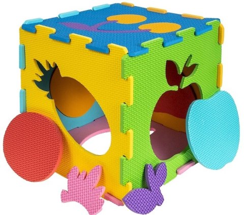 Mata Piankowa Puzzle Piankowe Owoce Kolorowe #CZ