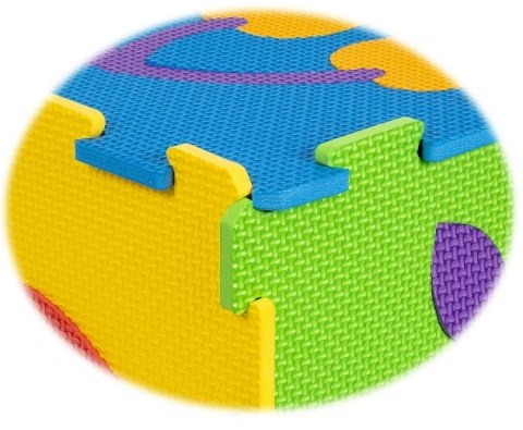 Mata Piankowa Puzzle Piankowe Owoce Kolorowe #CZ