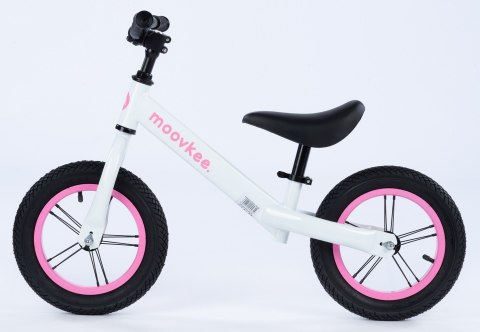 Rowerek dziecięcy Jacob white pink Moovkee