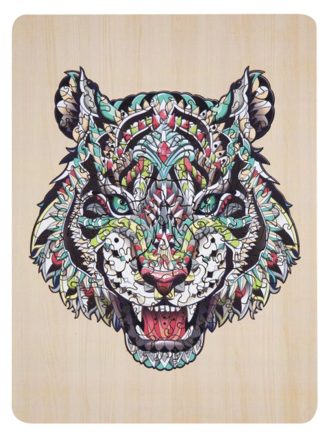 Drewniane puzzle- tygrys, 130 elementów