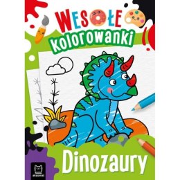 Książka Wesołe kolorowanki. Dinozaury