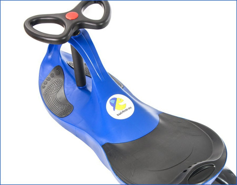 Pojazd dziecięcy TwistCar - jeździk dla dzieci 3lata + do 120kg niebieski
