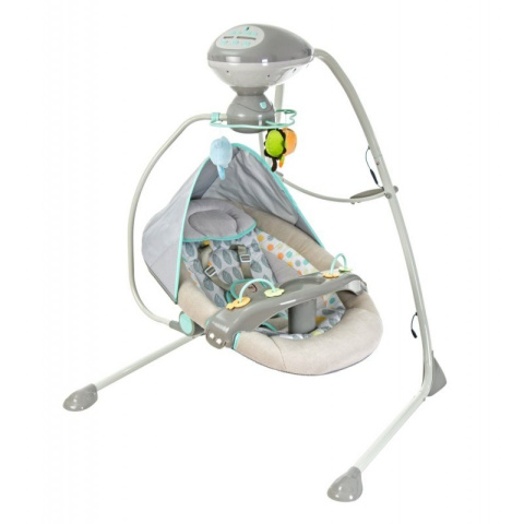 STELLA Moby-System Huśtawka niemowlęca automotyczna do 12kg , melodie