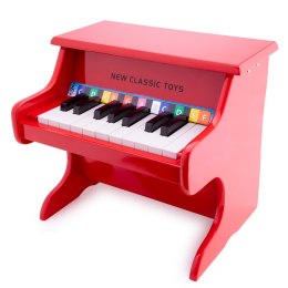 New Classic Toys Pianino czerwone - 18 klawiszy